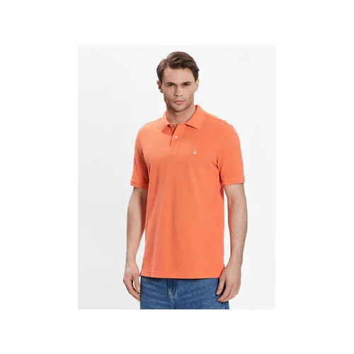 United Colors Of Benetton Polo majica 3089J3179 Oranžna Regular Fit