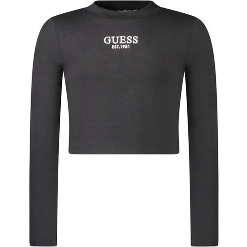 Guess Jeans majica dugih rukava za djevojčice, crna Slike