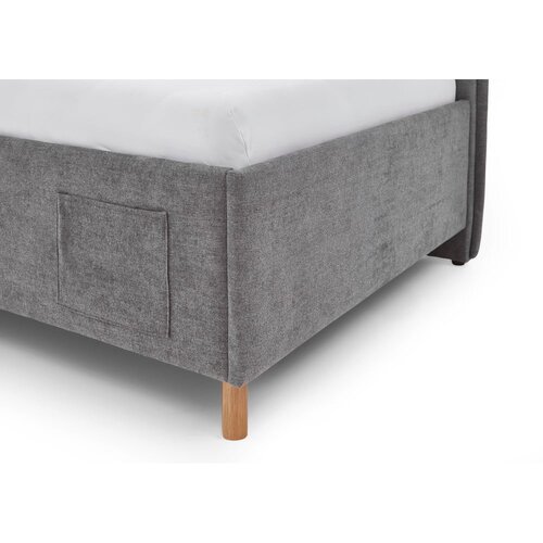 Meise M&amp;ouml;bel Sivi dječji krevet s prostorom za odlaganje 90x200 cm Fun &amp;ndash; Slike