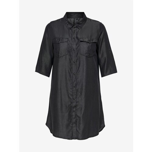 Only Black Short Shirt Dress CARMAKOMA Ronja - Women Slike