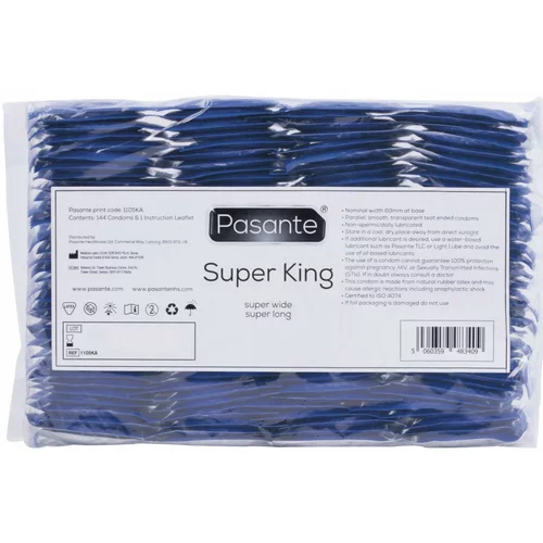 Pasante Super King Size Condoms - 144 Pieces