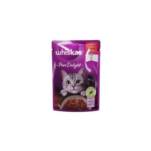 Whiskas kesice Pure delight govedina 85gr Cene
