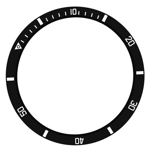 INF združljivo s samsung Watch5 pro črno-belo 45mm nerjaveče jeklo - obroč s časovno skalo, (5000090611) Cene
