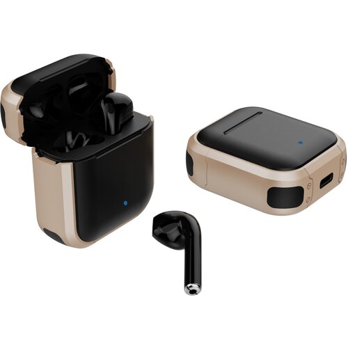 INF Bluetooth 5.4 Brezžične Slu&scaron;alke s Polnilno Postajo - Poglobljen Zvok Gold, (5000130090) Cene