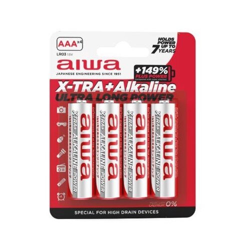 Aiwa Baterije 48 kos AA 1.5V Ultra Long Power + Alkaline AB-AALR6/4, (20443998) Slike