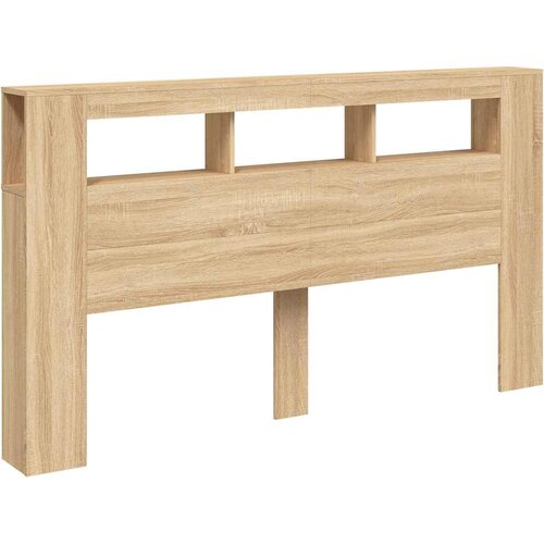  LED uzglavlje boja hrasta sonome 180x18,5x103,5 cm Slike