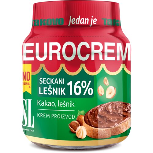 Swisslion krem eurocrem sa seckanim lesnikom 16% 350G Cene