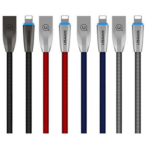 Usams U-LIGHT BRIDED KABEL ZA LIGHTNING 1,2M ZA IPHONE BLUE, (21980531) Cene