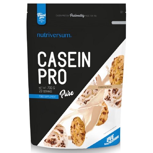 NUTRIVERSUM casein pro cookie&cream, 700g Cene