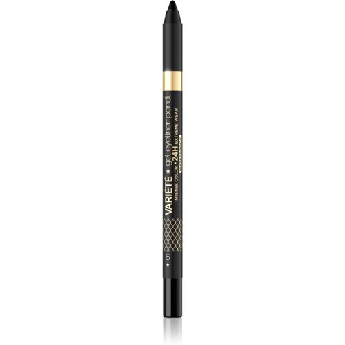 Eveline Cosmetics Variété vodoodporni gel svinčnik za oči odtenek 01 Black 1 kos Cene