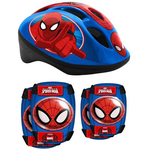 Stamp čelada, ščitniki za kolena in komolce - Spiderman SM250507 Cene