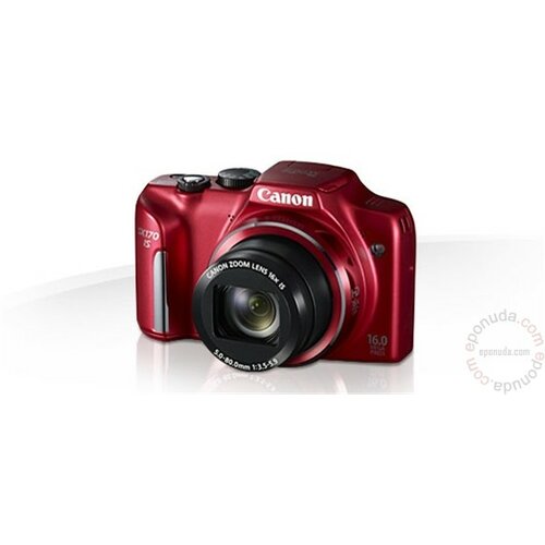Canon PowerShot SX170IS Red digitalni fotoaparat Slike
