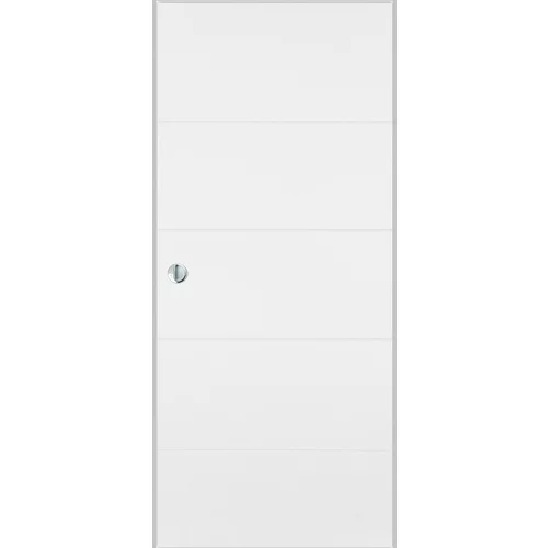 DOORNITE drsna vrata doornite quatro (2000 x 848 mm, bela, z ročajem)