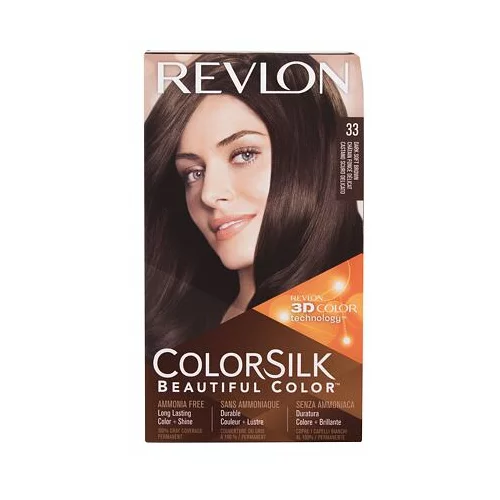 Revlon Colorsilk Beautiful Color barva za lase 59,1 ml odtenek 33 Dark Soft Brown