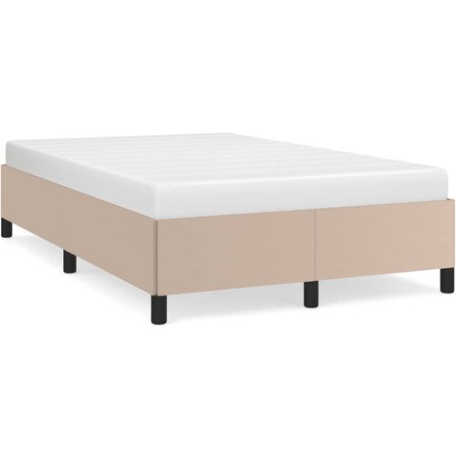 vidaXL Okvir kreveta cappuccina 120x190cm od umjetne kože Cijene