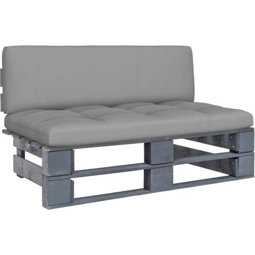  Srednja vrtna sofa od paleta od sivo impregnirane borovine Cijene