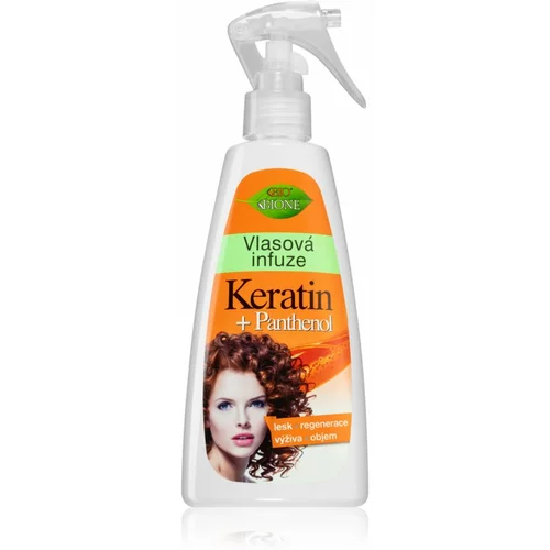 Bione Cosmetics keratin + panthenol intenzivna regenerativna nega za lase 260 ml