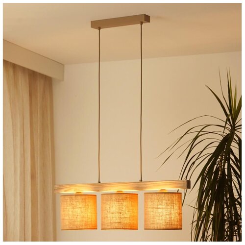  Brilagi - Visilica na sajli FOREST 3xE27/15W/230V borovina/braon Cene