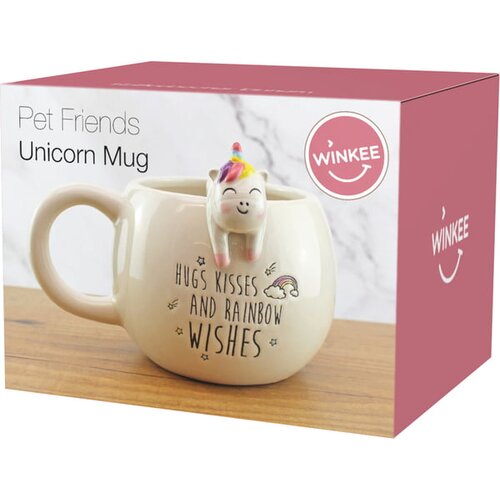Winkee pet friends skodelica za kavo samorog Cene