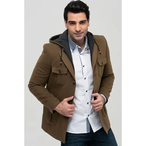 Dewberry K7536 MEN'S COAT-CAMEL