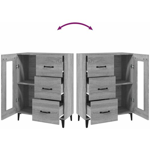 Komoda boja hrasta sonome 69,5 x 34 x 90 cm konstruirano drvo Slike