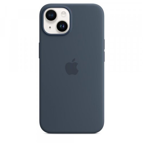 Apple iphone 14 silicone case storm blue Cene