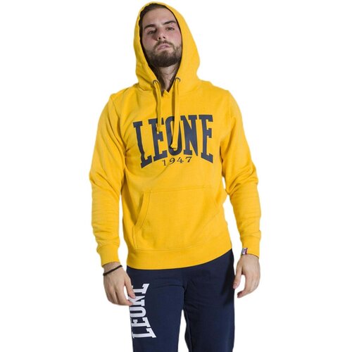 Leone 1947 Flis Man Fleece Hoody Rumena Cene