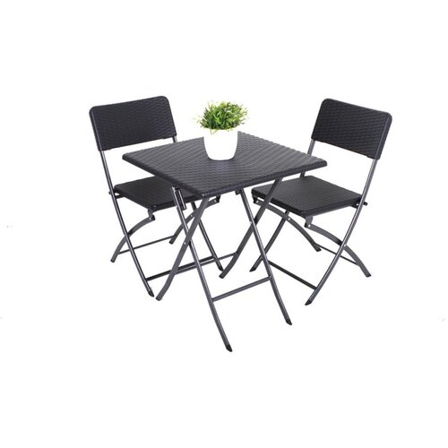 Garden Pleasure Siva vrtna jedilna garnitura Ventana &amp;ndash; Slike
