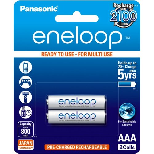 Panasonic Eneloop 2 AAA punjive baterija Slike