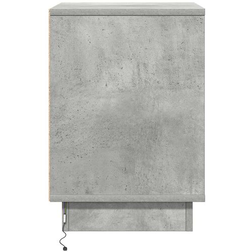  Noćni ormar Betonski sivi 39 x 34,5 x 50 cm Konstruirano drvo Slike