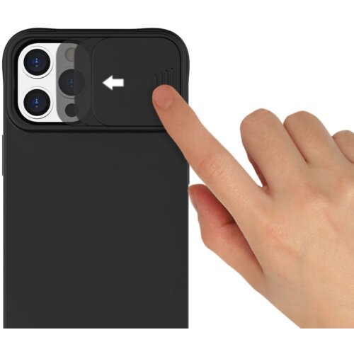 Onasi lens cover silikonski ovitek za&amp;scaron;čita za samsung galaxy S23 5G - črn Slike