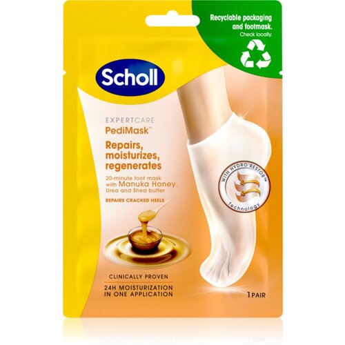 Scholl Manuka Honey maska za dubinsku njegu za stopala 1 kom Slike
