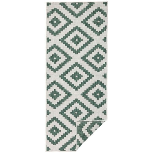 NORTHRUGS Zeleno-krem zunanja preproga Malta, 80 x 350 cm Slike
