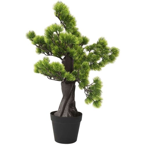 VidaXL Umetni bonsaj borovec z loncem 60 cm zelen Slike