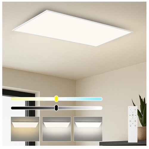  Brilagi - LED prigu&scaron;iva stropna svetiljka SLIMFRAME LED/80W/230V 120x60 cm bela + daljinski upravljač Cene