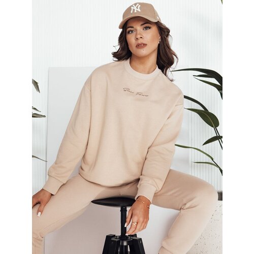 DStreet Women's sweatshirt ERIAN cream Cene