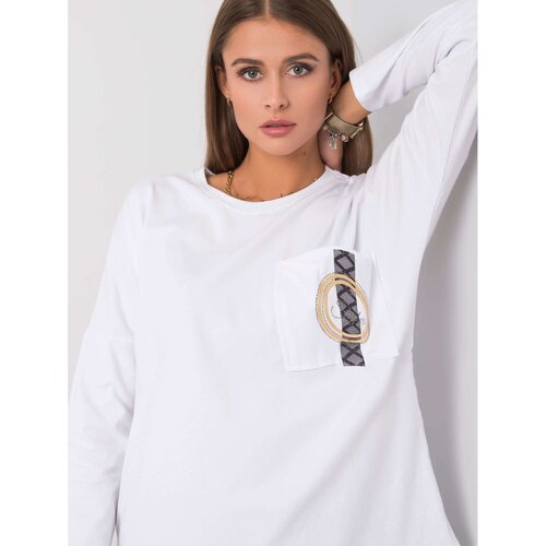 Fashion Hunters White cotton blouse Slike