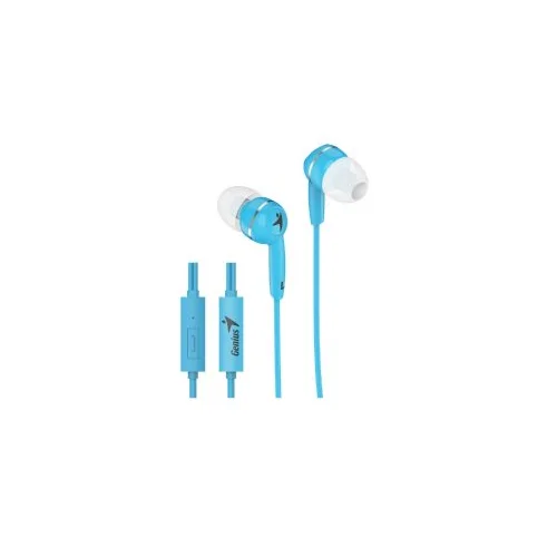 Genius slušalice HS-M320 plave 3.5mm, 1.1m, 88 dB, in-ear,20 Hz – 20 K Hz, mikrofon