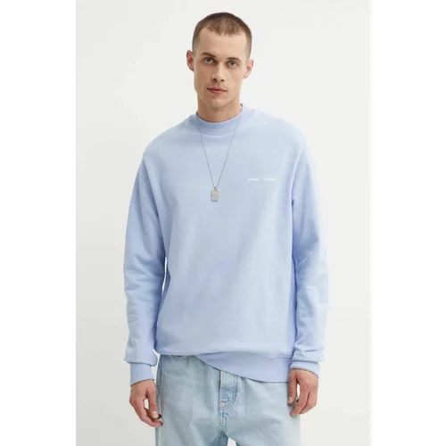 Samsoe Samsoe Bombažen pulover Norsbro moški, rjava barva, M00018103