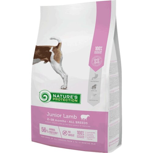 Natures Protection Super Premium Junior All Breeds, Jagnjetina - 7.5 kg Cene