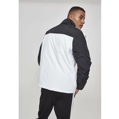 Urban Classics 2-Tone Padded Pull Over Jacket white/black