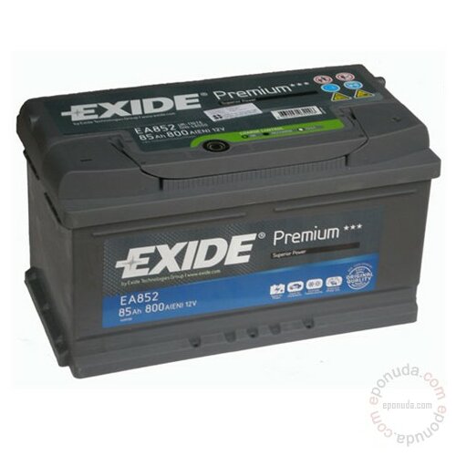 Exide Premium EA852 85Ah 800A akumulator Slike