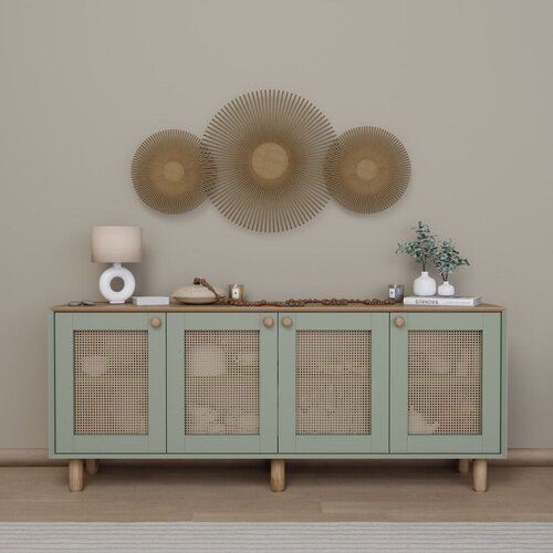 Hanah home Konzolni sto Bohemian 1600-132, 180x75x40 cm, Maslinasta Slike