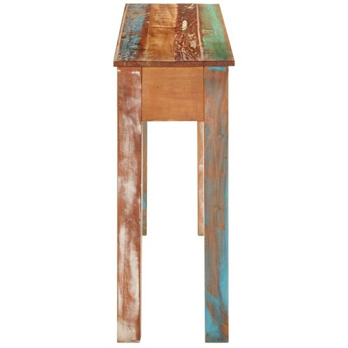  Konzolni stol 110 x 30 x 75 cm od masivnog obnovljenog drva Slike