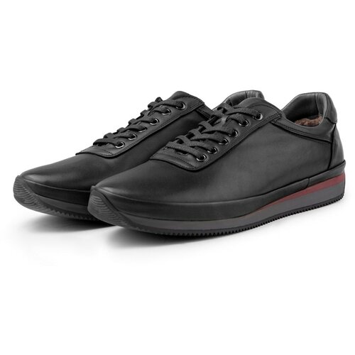 Ducavelli Semplici Genuine Leather Men's Casual Shoes, Sheepskin Inner Shoes, Winter Shearling Shoes. Slike