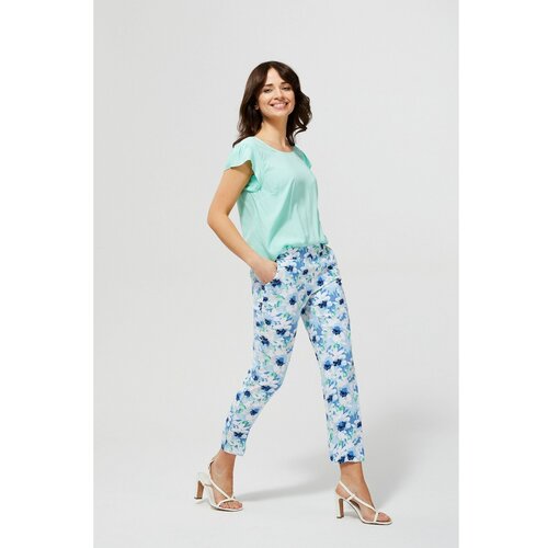 Moodo Cigarillo trousers with flowers Slike