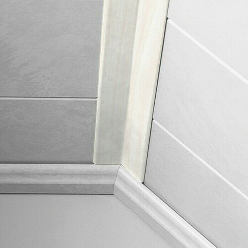 LOGOCLIC Preklopna lajsna Kru&amp;scaron;ka bijela (2,6 m x 22 mm x 22 mm) Slike