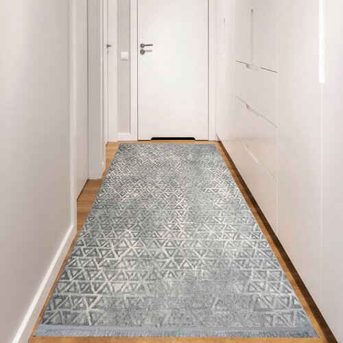 notta 1108 grey cream hall carpet (100 x 450) Slike