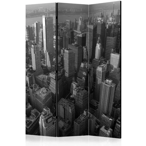  Paravan u 3 dijela - New York: skyscrapers (bird's eye view) [Room Dividers] 135x172