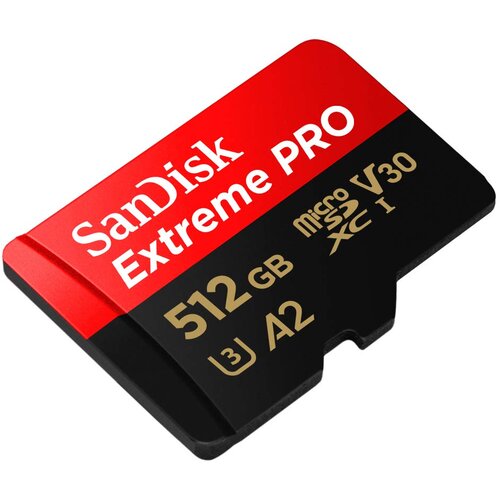  ..SanDisk Extreme Pro 512GB 200 MB/s micro SDXC UHS-I, U3, V30, A2, C10+ SD Adapter Cijene